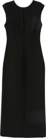 Róhe Abito midi con decorazione - Nero