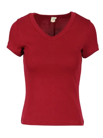 Flore Flore Jill Baby T-Shirt Bordeaux-Donna