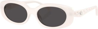 Coach Womens 54 mm Dark Havana Sunglasses