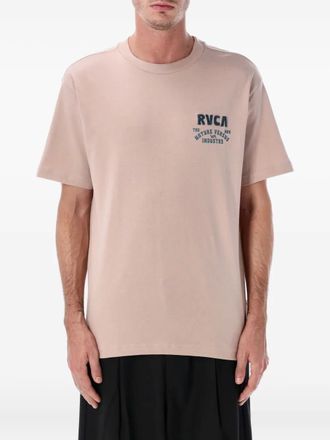 Rvca graphic-print crew-neck T-shirt - Pink