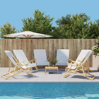 Berkfield Home Beach Towels 6 pcs White 60x135 cm Fabric 400 GSM