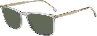 HUGO BOSS 1879/S Kb 7(Qt) Zonnebril - Heren - Zonnebrillen - Grijs - 56 MM - Accessoires