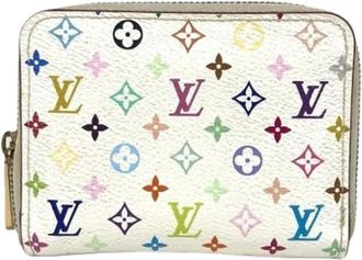Louis Vuitton Pre-owned Canvas Wallet - Dames - Vintage Accessoires - Veelkleurig - ONE Size - Vintage