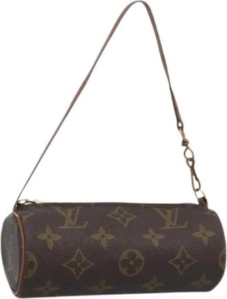 Louis Vuitton Pre-owned Mini Pouch - Dames - Vintage Mini Tas - Bruin - ONE Size - Vintage