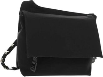 Ferragamo Pre-owned Cross Body Bags, female, Black, Size: ONE SIZE Pre-owned Nylon Shoulder Bag