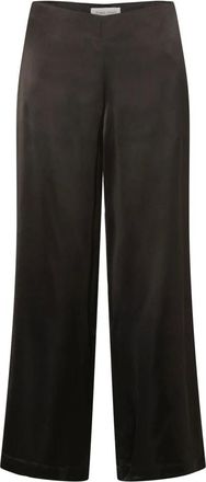 Part Two Pantalones anchos - Trousers - Mujer - Negro - S