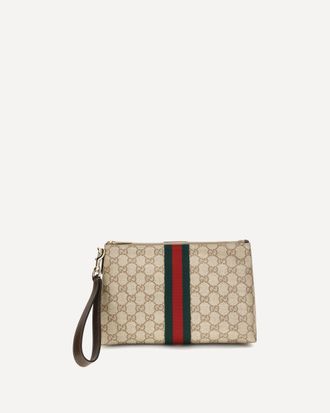 Gucci Small GG Web Pouch Male UNI