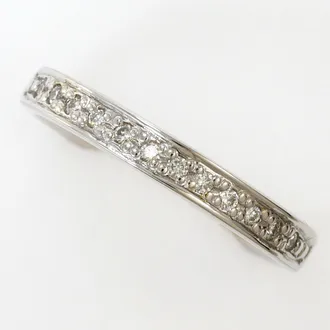 C&A White Gold White Gold (10K) Band Ring (Pre-Owned)
