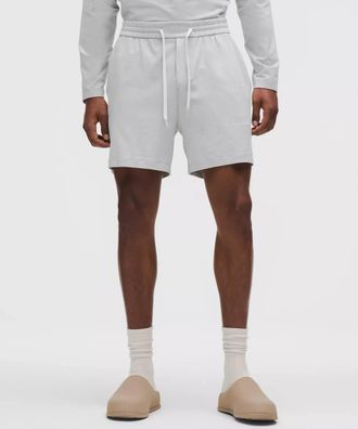 lululemon Mens Soft Jersey Short In Heathered Vapor/heathered Silver Drop