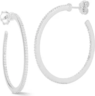 Glaze Jewelry Silver Cz Earrings