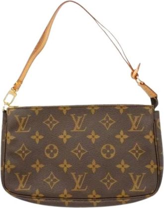 Louis Vuitton Pre-owned Shoulder Bags, female, Brown, Size: ONE SIZE Pre-owned Pouch M51980