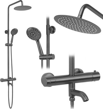 Rea Grifo De Ducha Rea Lungo High Titanium