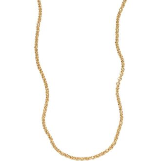 Made by Mary Rolo Chain Necklace in Gold Filled at Nordstrom, Size 18