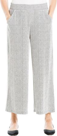 Max Studio Wide Leg Pull-On Crop Pant