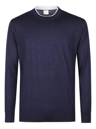 Eleventy crew-neck sweater - Blue