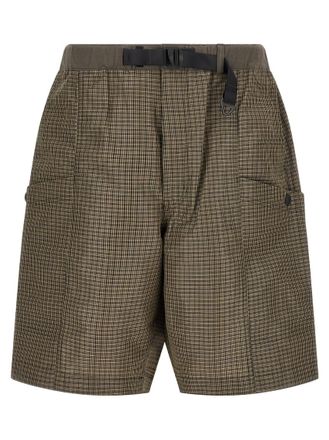 Comme Des Gar&ccedil;ons Green Vichy Bermuda Shorts