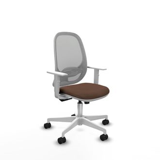 Piqueras y Crespo Silla De Oficina Cilanco Piqueras Y Crespo B4b026n Gris Marr&oacute;n Oscuro
