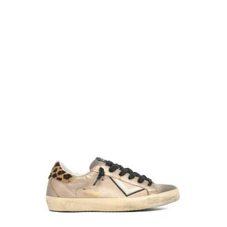 4B12 Schoenen, Dames, Beige, 36 EU, Leer, Suprime Sneaker