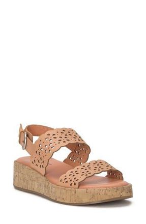 Lucky Brand Elsie Wedge Sandal in Sunset Peach at Nordstrom Rack, Size 6.5