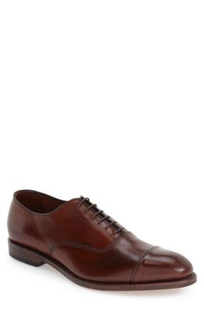Allen Edmonds Park Avenue Cap Toe Oxford in Dk Chili Burnished at Nordstrom, Size 11.5