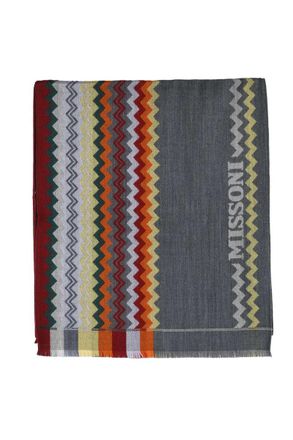 Missoni Grey Wool Scarf