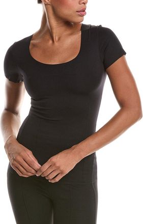 Rene Ruiz Scoop Neck Tightening T-Shirt