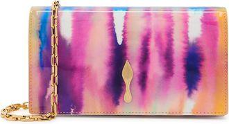 Christian Louboutin Bettina Tie-dye Patent Leather Clutch - Multi 02 - One Size