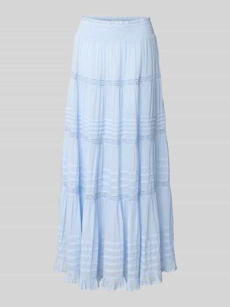 Neo Noir Neo Noir Maxirock mit elastischem Bund Modell Felicia in Hellblau, Gr&ouml;&szlig;e 34