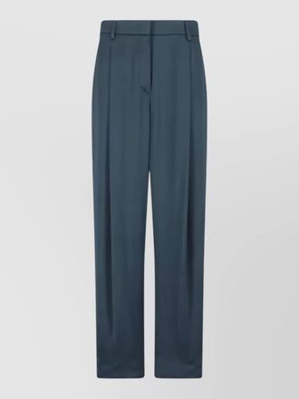 Giorgio Armani tailored trousers pleated front belt loops