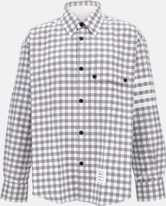 Thom Browne Grey Check Shirt