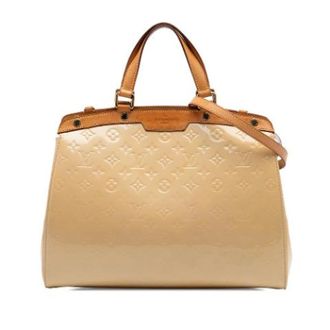 Louis Vuitton Pre-owned Handbags, female, Beige, Size: ONE SIZE Pre-owned Brea GM