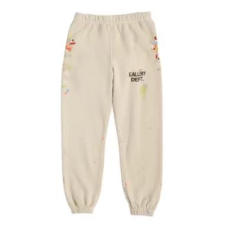 Gallery Dept. Sweatpants, male, Beige, L, Cream Flare Joggers