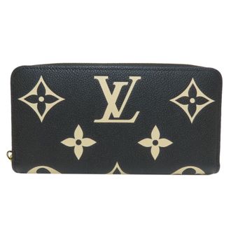 Louis Vuitton Empreinte Beige Black Monogram Empreinte Long Wallet (Bi-Fold) (Pre-Owned)