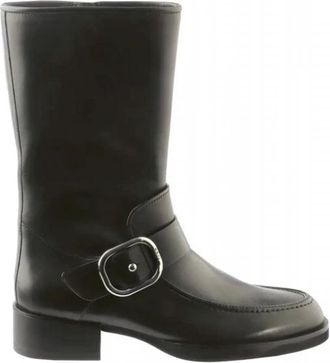 H&ouml;gl Roberta Booties - Dames - Laarzen met Hak - Zwart - 37 EU - Leer - Schoenen