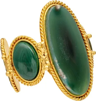 Sylvia Toledano Dakota Cuff in Green Agate at Nordstrom
