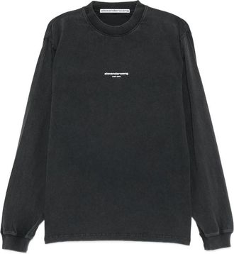Alexander Wang Logo-print Long-sleeve T-shirt