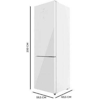 Cecotec Bolero Coolmarket 356 Nevera Combi Independiente 356 L D Blanco - Cecotec