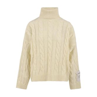 Hinnominate Stijlvolle Coltrui en Polos - Dames - Coltruien - Beige - M - Truien & Vesten