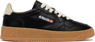 Autry Low-Top Sneakers in Soft Leather and Nubuck Accents