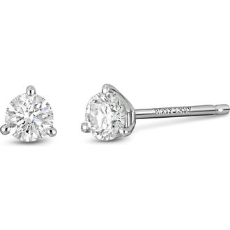 Bony Levy 18K Gold Diamond Stud Earrings -.75ct.-2ct. in 18K White Gold at Nordstrom, Size 1.25 Ct Tw