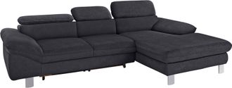 Cotta Ecksofa »Driver L-Form« mit Kopfteilverstellung, wahlweise mit Bettfunktion & Bettkasten