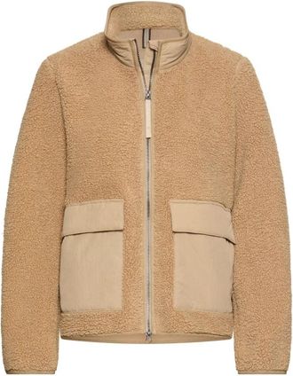 Camel Active Imitatie schapenvacht jas - Dames - Jassen - Beige - S - Jassen