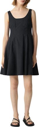 Theory Sleeveless Seam Flare Dress