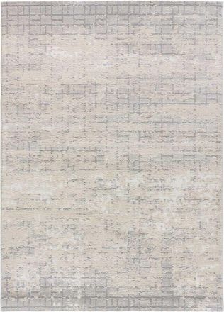 Atticgo Alfombra abstracta crema/gris 80x150 cm
