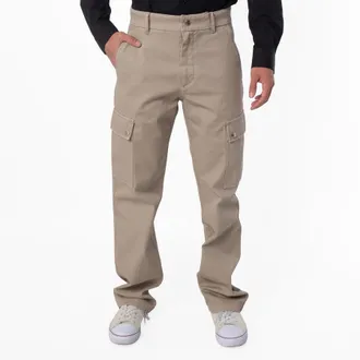 Burberry Straight-Leg Cotton Cargo Trousers, Brand Size 46 ( Waist Size 31.1 )
