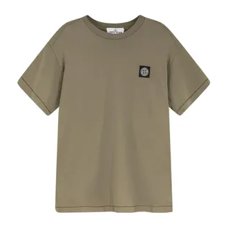 Stone Island T-Shirts, male, Green, Size: XL T-shirt with logo