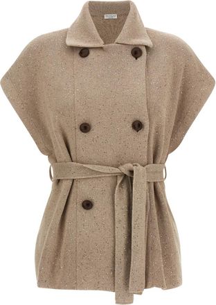 Brunello Cucinelli Beige Diamante Vest