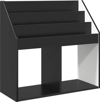 vidaXL Estanter&iacute;a Para Ni&ntilde;os Negro 72,5 X 29,5 X 69 Cm Vidaxl