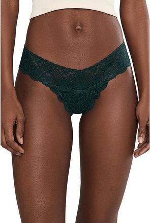 Commando Tulip Tanga Womens Underwear Juniper, Cotton/Elastane/Nylon