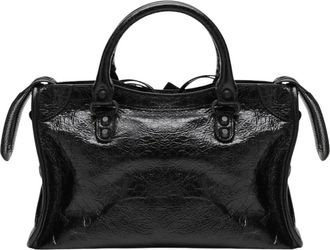 Balenciaga Le City Small Handtas - Dames - Tassen - Zwart - Maat: ONE Size Katoen